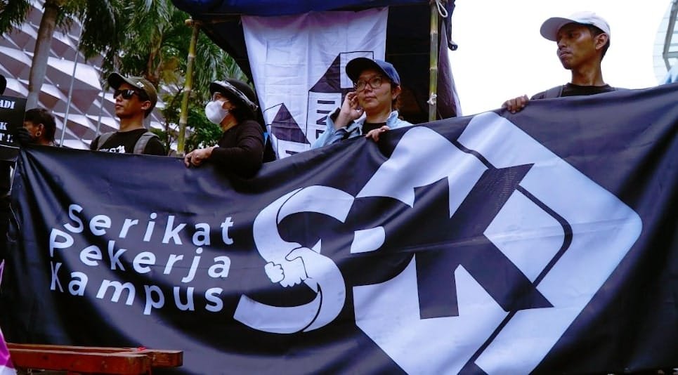 serikat pekerja kampus tolak pengelolaan tambang