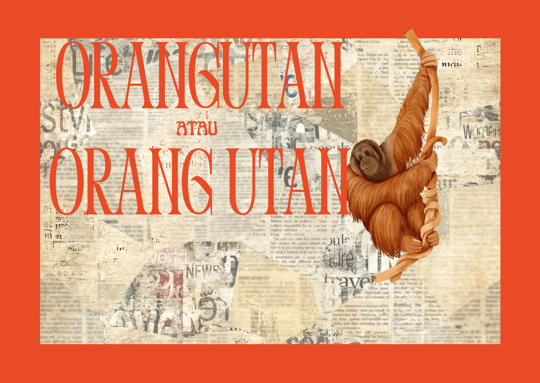 penulisan orangutan atau orang utan