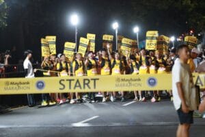 Suasana Maybang Marathon. (Dokumentasi Maybank)