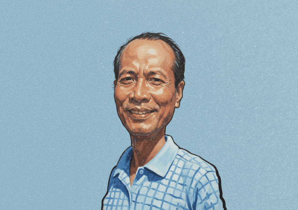 Penyair Dharmadi. (Foto bersumber dari Wikimedia Commons, diolah menggunakan Gemini AI)