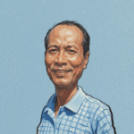 Penyair Dharmadi. (Foto bersumber dari Wikimedia Commons, diolah menggunakan Gemini AI)