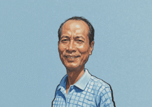 Penyair Dharmadi. (Foto bersumber dari Wikimedia Commons, diolah menggunakan Gemini AI)