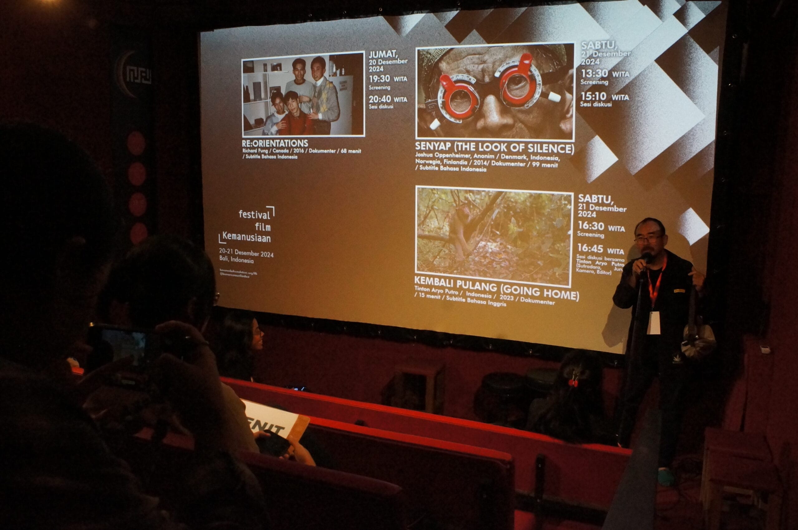 Dokumentasi Festival Film Kemanusiaan 2024 di Bali. (Dokumentasi Yayasan Kino Media)