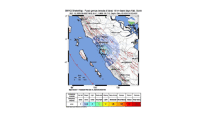 Kabupaten Solok, Sumatera Barat, diguncang gempabumi tektonik pada Rabu (10/12/2025) pukul 02.48 WIB. (Dokumentasi BMKG)