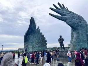 cara naik bus sinarjaya ke IKN dari Balikpapan