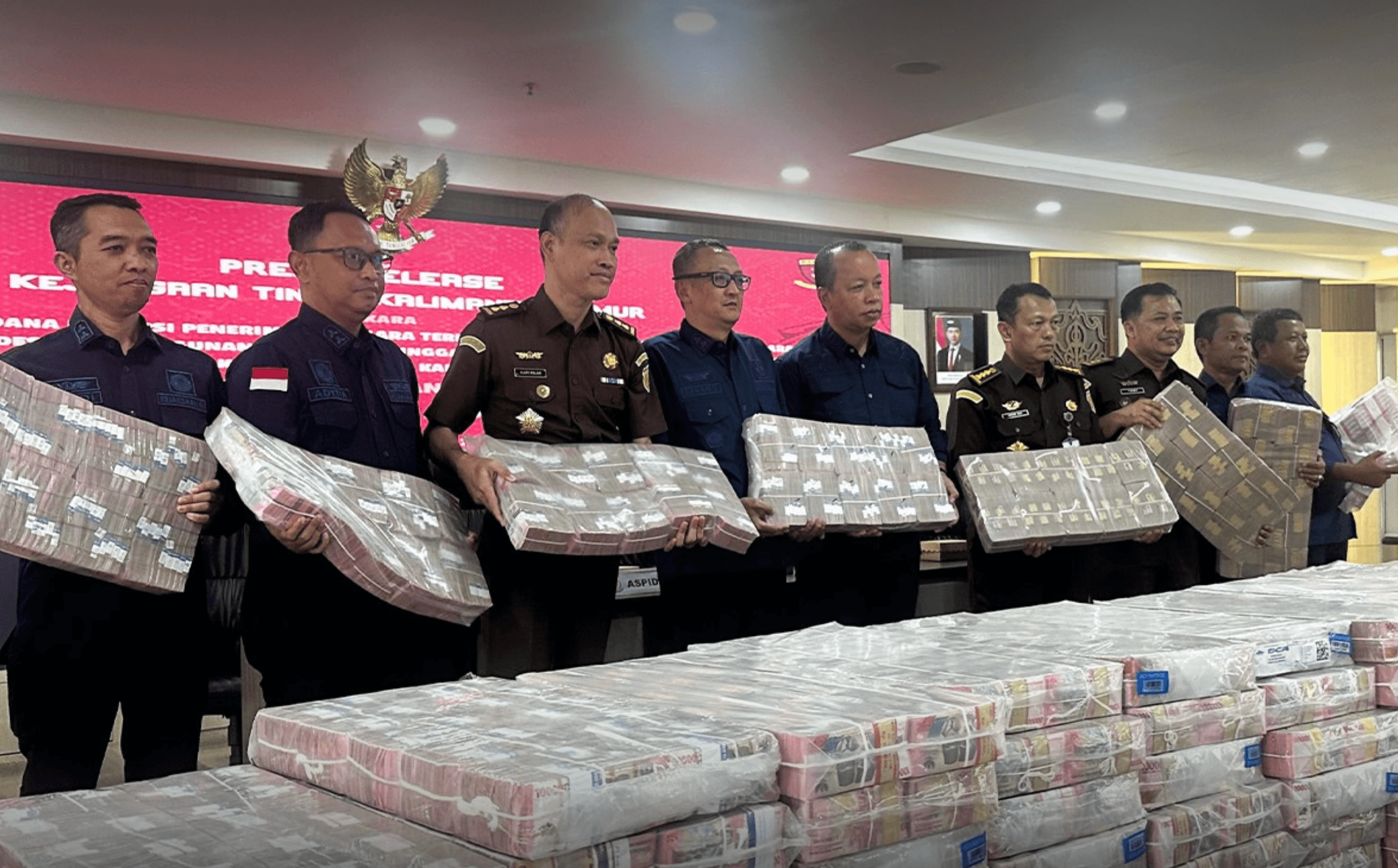 Kejati Kaltim sita aset Rp214 M terkait korupsi tambang lahan transmigrasi Kutai Kartanegara. Foto diambil Kamis, 26 Maret 2026. (Foto: Kejati Kaltim)