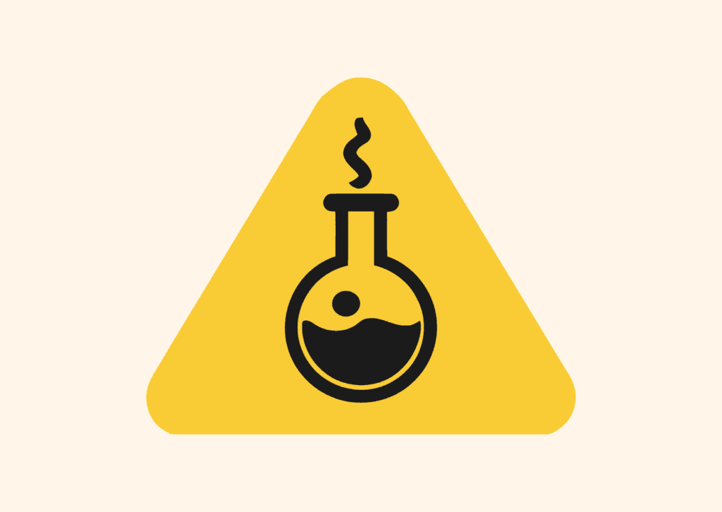 Ilustasi zat kimia berbahaya, air keras