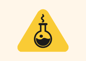 Ilustasi zat kimia berbahaya, air keras