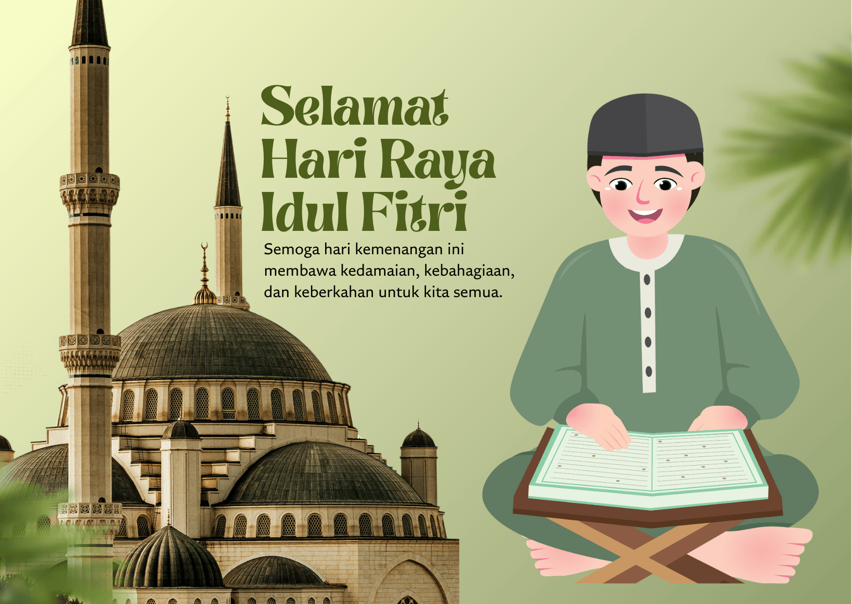Sambut Idul Fitri 1447 H, Ini Twibbon Lebaran 2026 Estetik untuk Medsos
