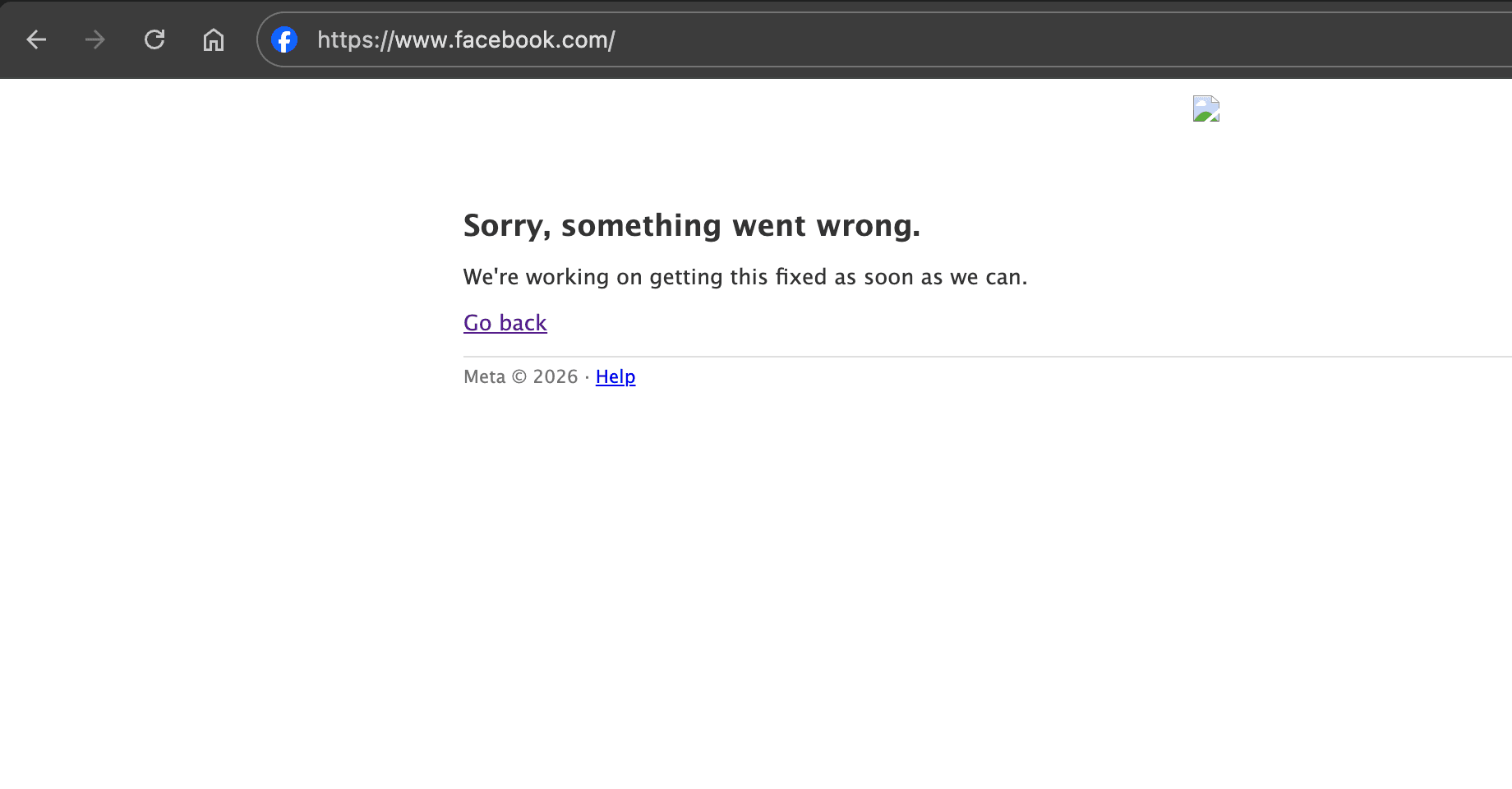 Meta down facebook instagram
